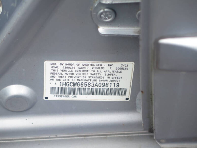 2003 Honda Accord EX V-6