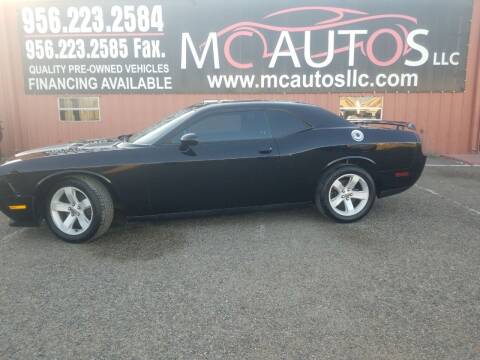 2014 Dodge Challenger for sale at MC Autos LLC in Pharr TX