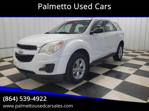 2012 Chevrolet Equinox for sale at Palmetto Used Cars in Piedmont SC