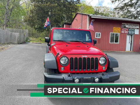 2016 Jeep Wrangler Unlimited for sale at ATA Auto Wholesale in Ravena NY