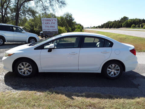 2012 Honda Civic for sale at Corkys Cars Inc in Augusta KS