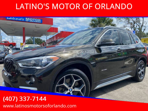 2018 BMW X1 for sale at LATINO'S MOTOR OF ORLANDO in Orlando FL