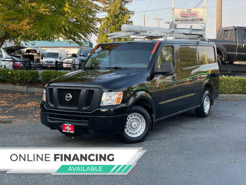 2018 Nissan NV for sale at Real Deal Cars in Everett WA