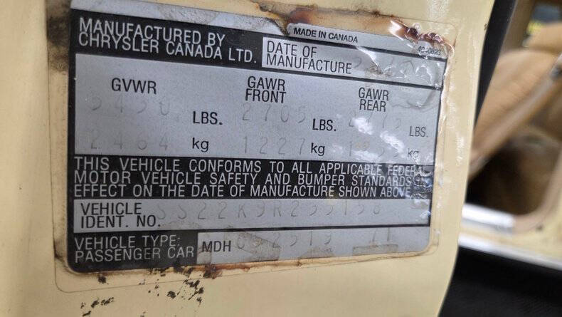 1979 Chrysler Cordoba