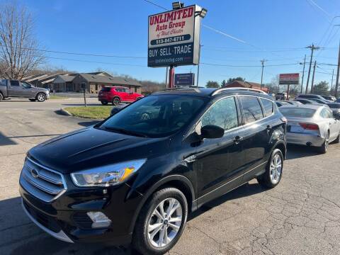 2018 Ford Escape for sale at Unlimited Auto Group in West Chester OH