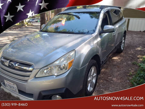 2013 Subaru Outback for sale at Autosnow4sale.com in El Dorado CA