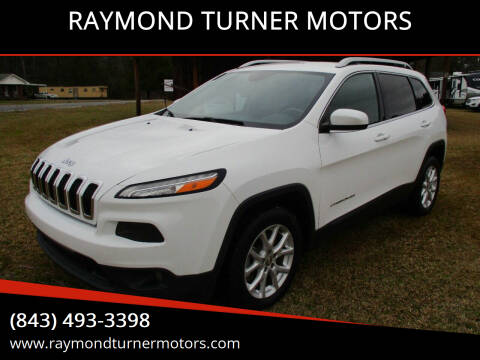 2018 Jeep Cherokee for sale at RAYMOND TURNER MOTORS in Pamplico SC