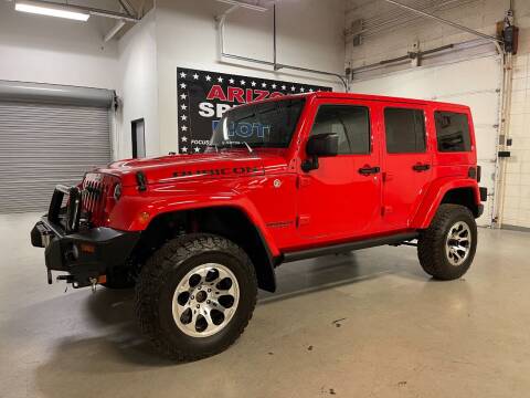 2016 Jeep Wrangler Unlimited for sale at Arizona Specialty Motors in Tempe AZ
