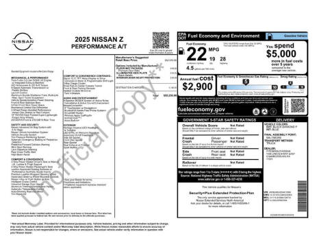 2025 Nissan Z Performance