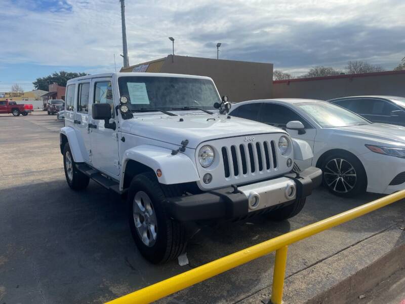 2014 Jeep Wrangler Unlimited for sale at Pancho Xavier Auto Sales in Arlington TX