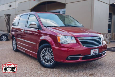 2013 Chrysler Town and Country for sale at Mcandrew Motors in Arlington TX
