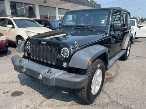 2018 Jeep Wrangler JK Unlimited for sale at APX Auto Brokers in Edmonds WA