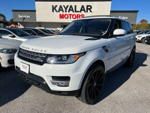 2016 Land Rover Range Rover Sport for sale at KAYALAR MOTORS in Houston TX