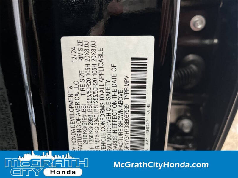 2025 Honda Pilot Touring