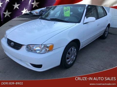 2001 Toyota Corolla for sale at Cruze-In Auto Sales in East Peoria IL