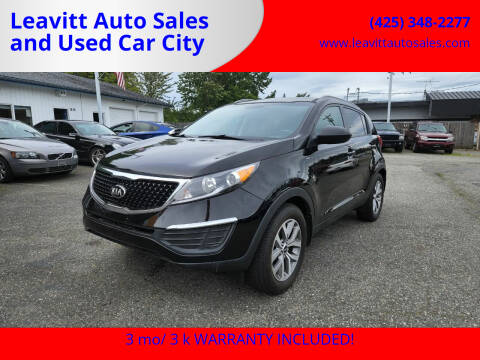2016 Kia Sportage for sale at Leavitt Auto Sales and Used Car City in Everett WA