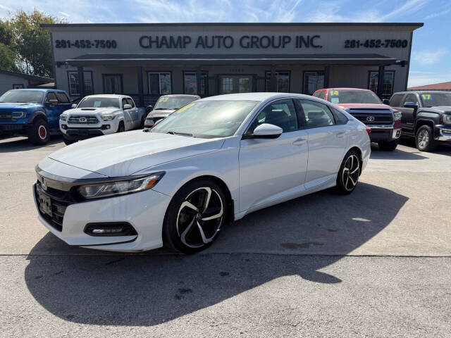 2018 Honda Accord for sale at Champ Auto Group Inc in Channelview, TX