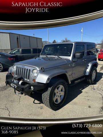 2013 Jeep Wrangler for sale at Sapaugh Classic Joyride in Salem MO