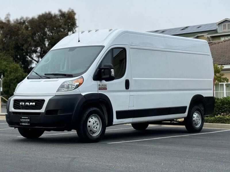 Used 2021 RAM ProMaster Cargo Van Base with VIN 3C6ERVDG1ME508658 for sale in San Bruno, CA