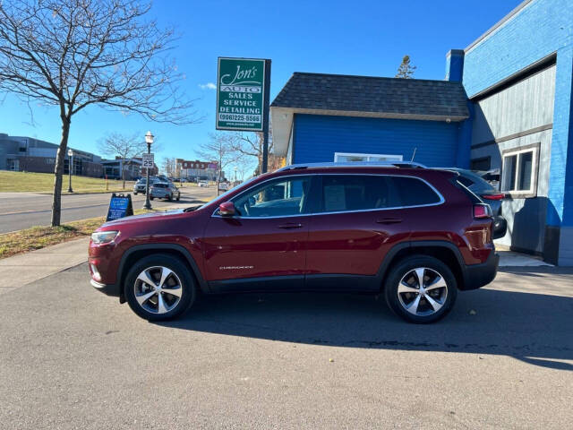 2021 Jeep Cherokee for sale at Jon's Auto in Marquette, MI