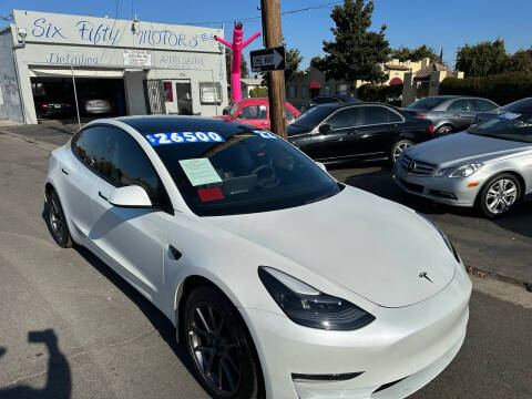 2022 Tesla Model 3 for sale at SIX FIFTY MOTORS in Stockton CA