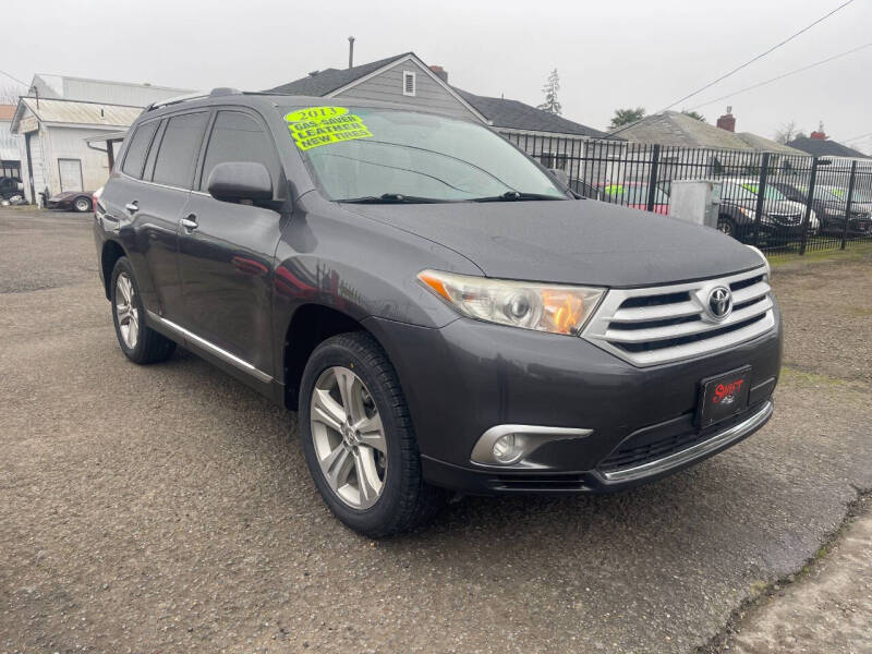 2013 Toyota Highlander for sale at SWIFT AUTO SALES INC in Salem OR