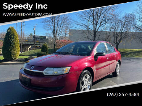 2004 Saturn Ion for sale at WhetStone Motors in Bensalem PA