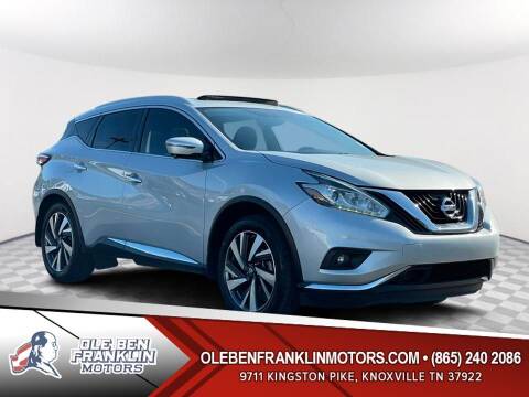 2018 Nissan Murano for sale at Ole Ben Franklin Motors KNOXVILLE - Ole Ben Franklin Motors - Knoxville in Knoxville TN
