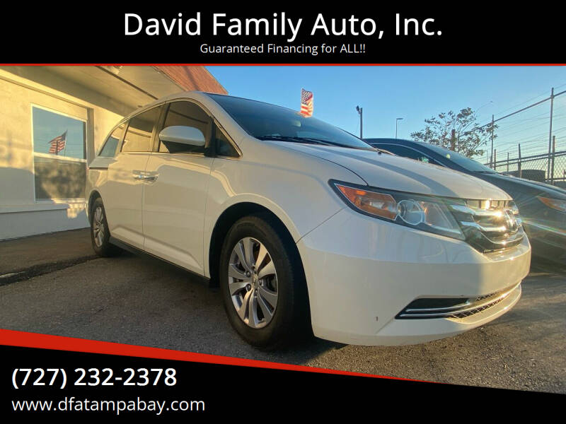 2015 Honda Odyssey for sale at David Family Auto, Inc. in New Port Richey FL