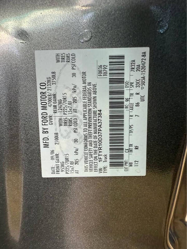 2007 Ford Ranger XLT