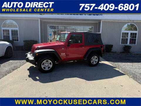 2009 Jeep Wrangler for sale at Auto Direct Wholesale Center in Moyock NC