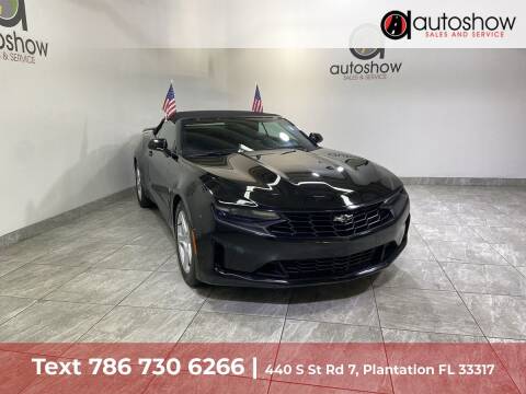 2020 Chevrolet Camaro for sale at AUTOSHOW SALES & SERVICE in Plantation FL