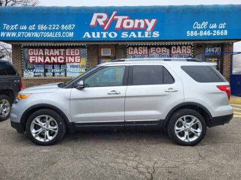 2015 Ford Explorer for sale at R Tony Auto Sales in Clinton Township MI