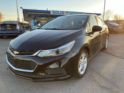 2019 Chevrolet Cruze for sale at SOLID MOTORS LLC in Garland TX