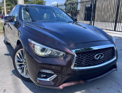 2018 Infiniti Q50 for sale at Vice City Deals in North Miami Beach FL