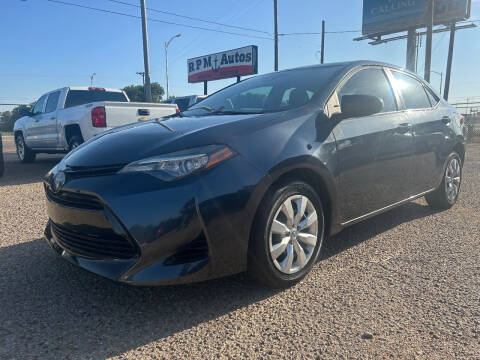 2019 Toyota Corolla for sale at RPM Autos in Amarillo TX