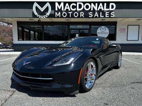 2015 Chevrolet Corvette for sale at MacDonald Motor Sales in High Point NC
