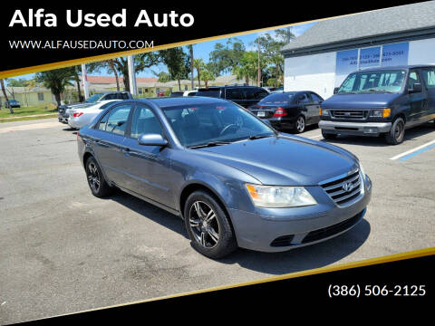 2009 Hyundai Sonata for sale at Alfa Used Auto in Holly Hill FL