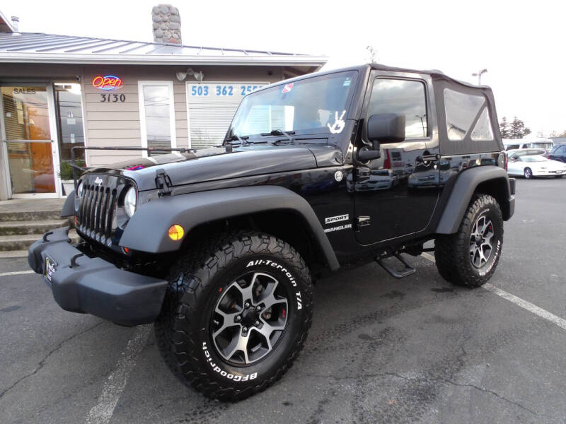 2010 Jeep Wrangler for sale at WEST COAST CAR SALES in Salem OR