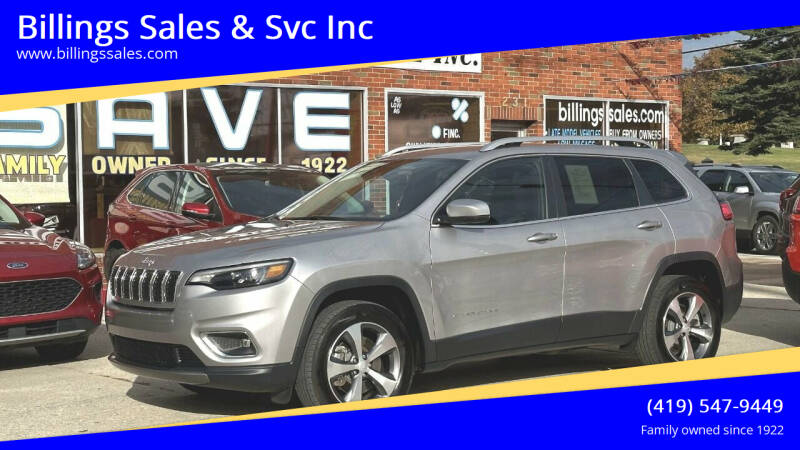 2020 Jeep Cherokee for sale at Billings Sales & Svc Inc in Clyde OH