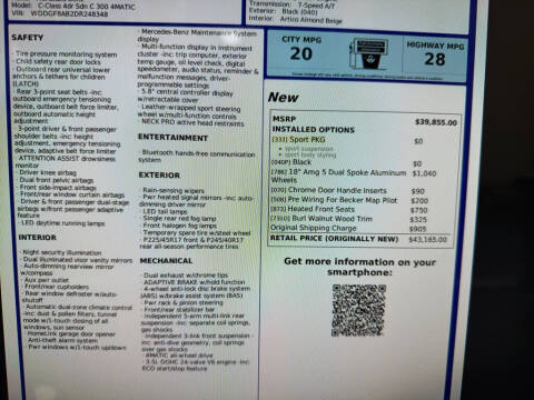 2013 Mercedes-Benz C-Class