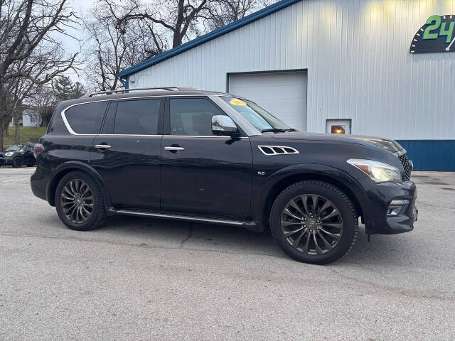 2015 INFINITI QX80 for sale at 24/7 Cars Warsaw in Warsaw, IN