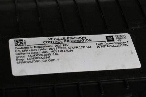 2020 GMC Savana 2500