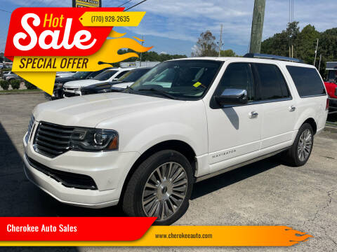 2015 Lincoln Navigator L for sale at Cherokee Auto Sales in Acworth GA