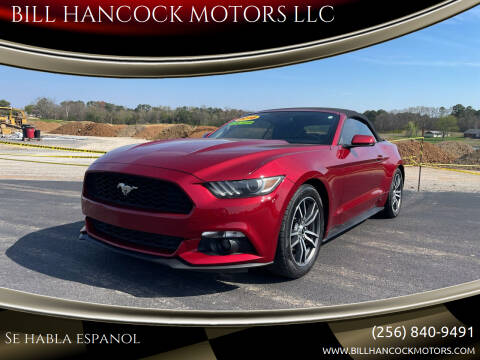 2016 Ford Mustang for sale at BILL HANCOCK MOTORS LLC in Albertville AL