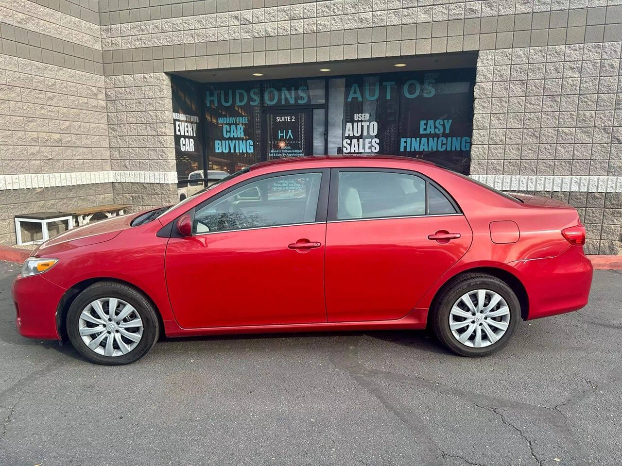 2013 Toyota Corolla for sale at HUDSONS AUTOS in Gilbert, AZ