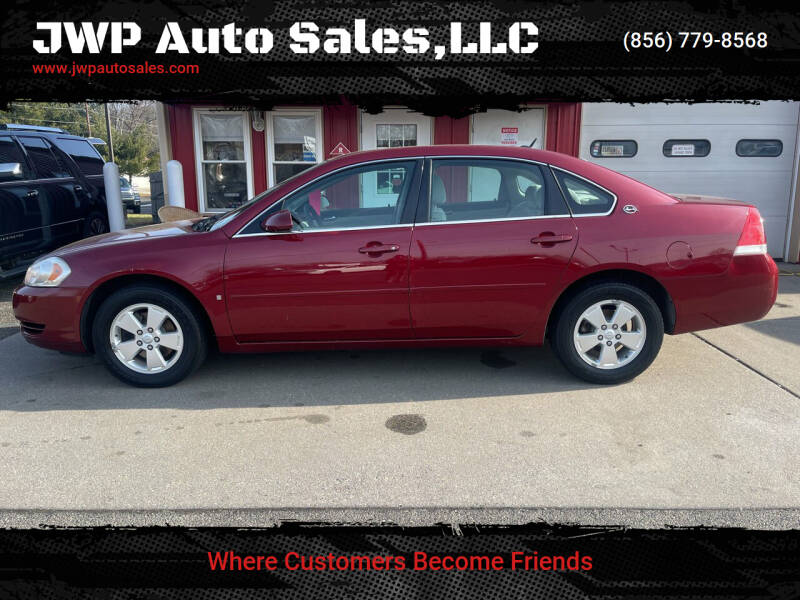 2007 Chevrolet Impala for sale at JWP Auto Sales,LLC in Maple Shade NJ