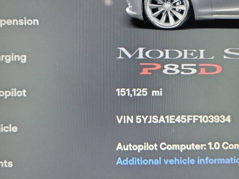 2015 Tesla Model S P85D