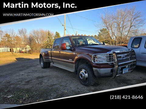 2005 Ford F-350 Super Duty for sale at Martin Motors, Inc. in Chisholm MN