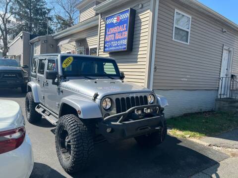 2015 Jeep Wrangler Unlimited for sale at Lonsdale Auto Sales in Lincoln RI